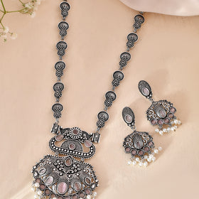 Gulabi Dandiya Necklace Set