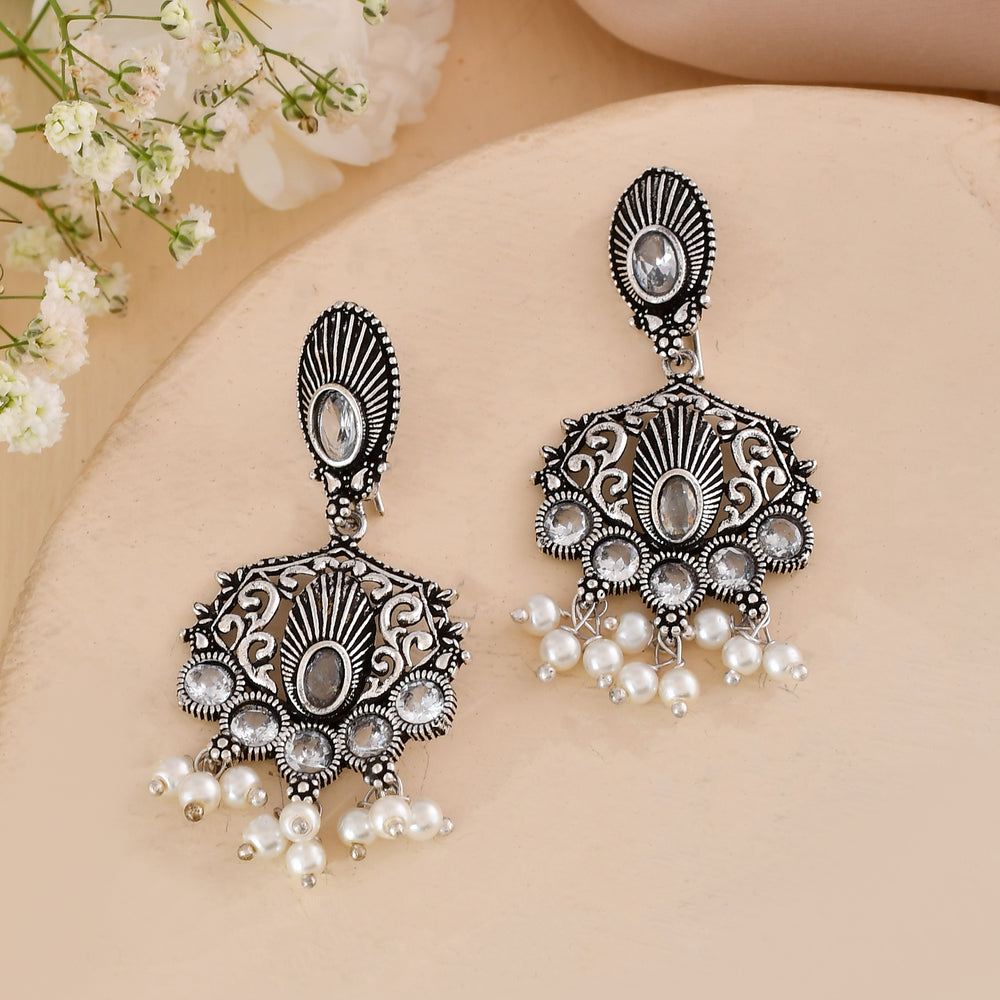 Shubhra Pearlwork Dandiya Necklace Set
