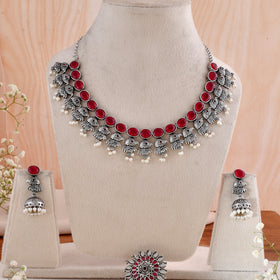 Lalima Blossom Dandiya Necklace Set