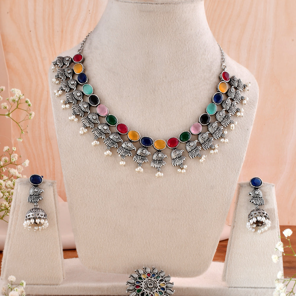 Navrangi Saaj Dandiya Necklace Set