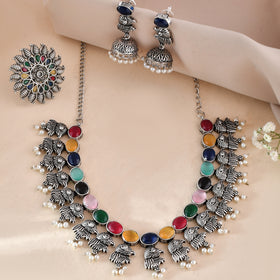 Navrangi Saaj Dandiya Necklace Set