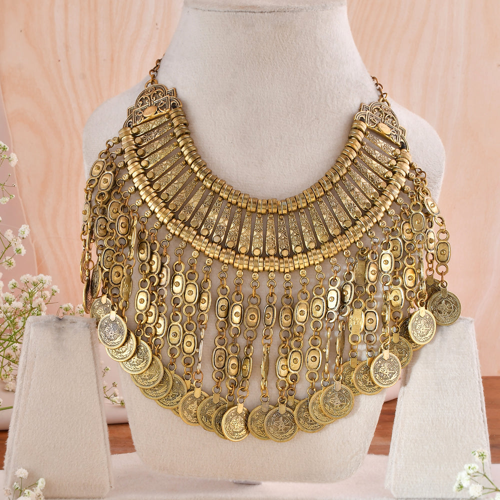 Swarna Mudra Haar Dandiya Necklace