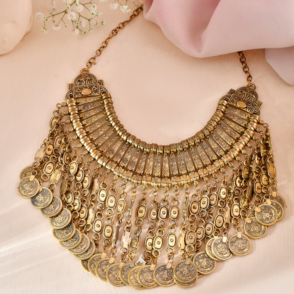 Swarna Mudra Haar Dandiya Necklace