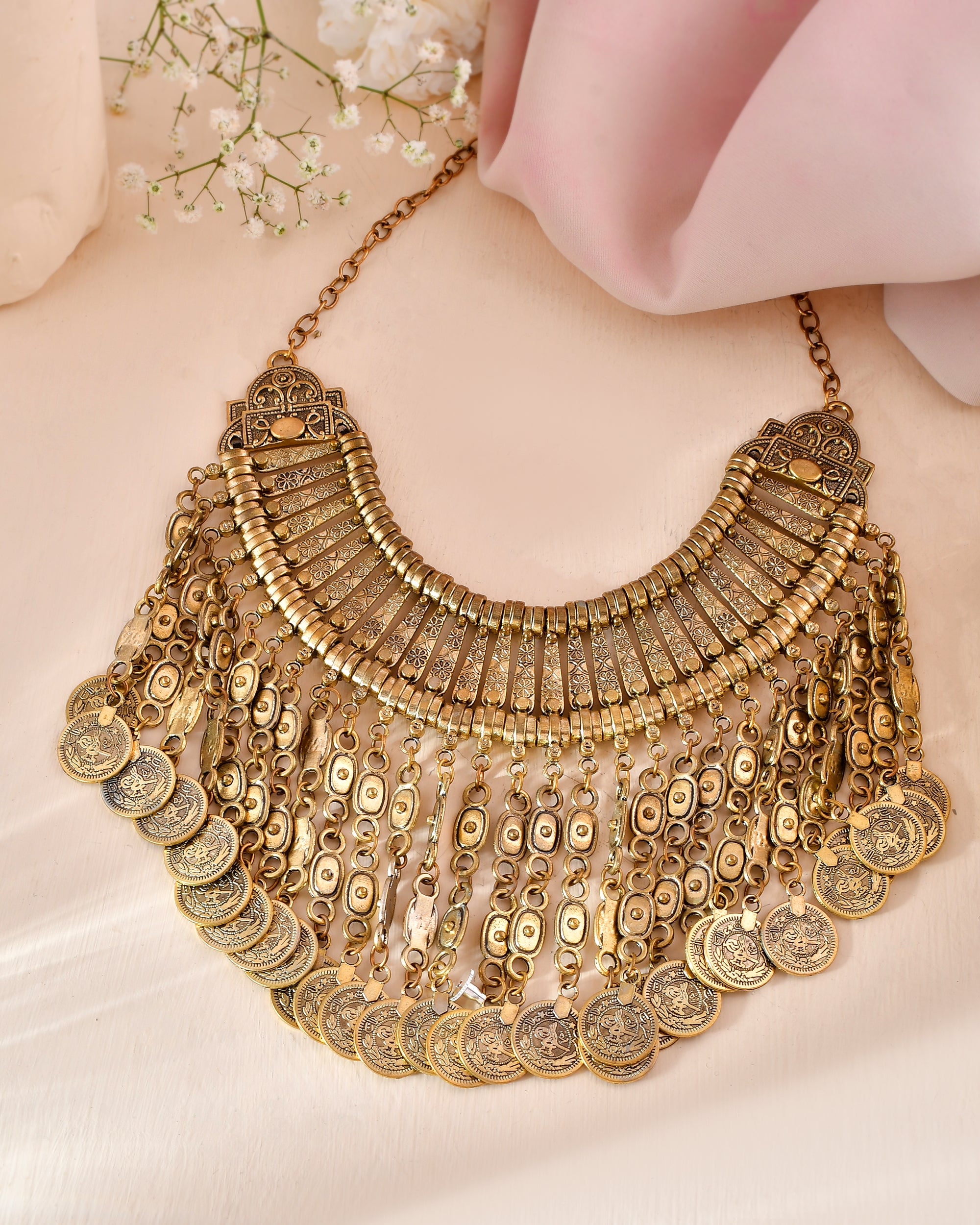 Swarna Mudra Haar Dandiya Necklace