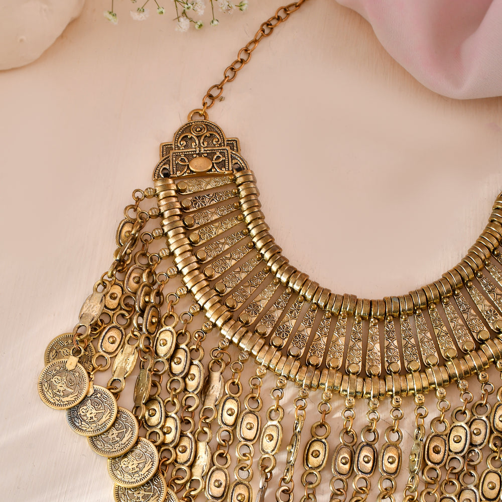 Swarna Mudra Haar Dandiya Necklace