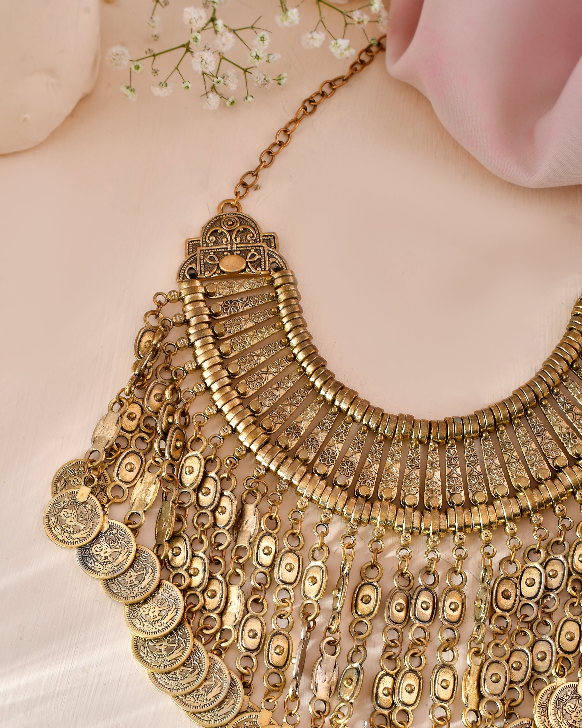 Swarna Mudra Haar Dandiya Necklace