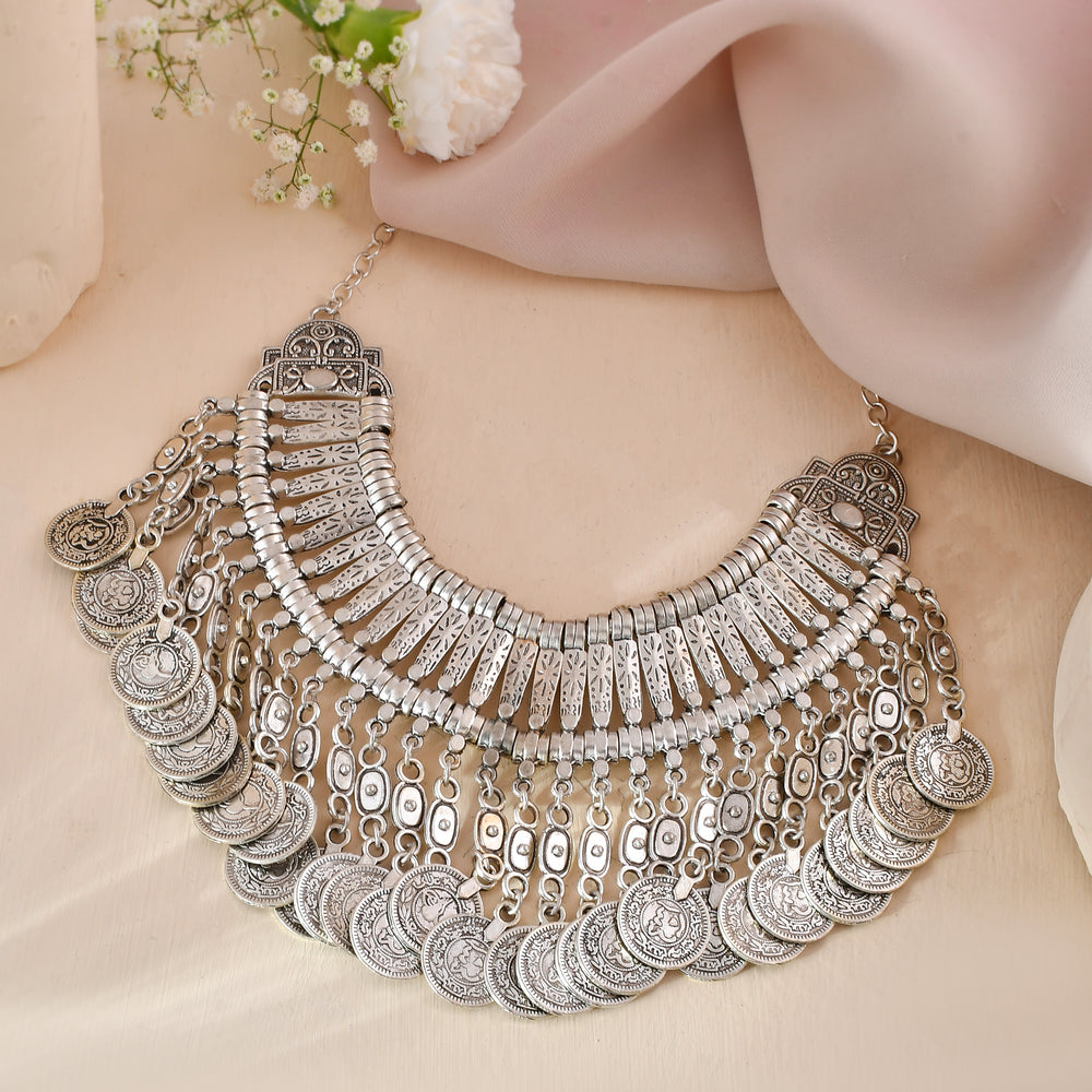 Shwet Mudra Haar Dandiya Necklace