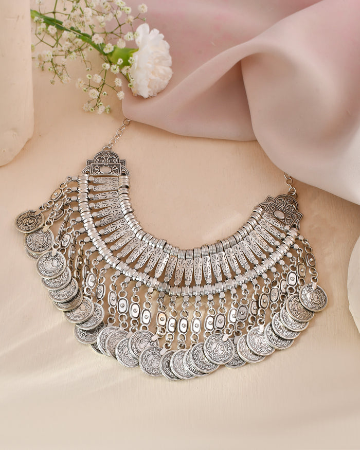 Shwet Mudra Haar Dandiya Necklace