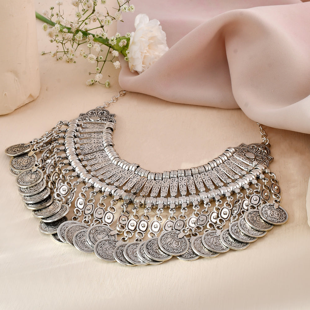 Shwet Mudra Haar Dandiya Necklace