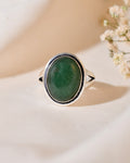 NATURAL GREEN JADE  RING 100% Natural Gemstone