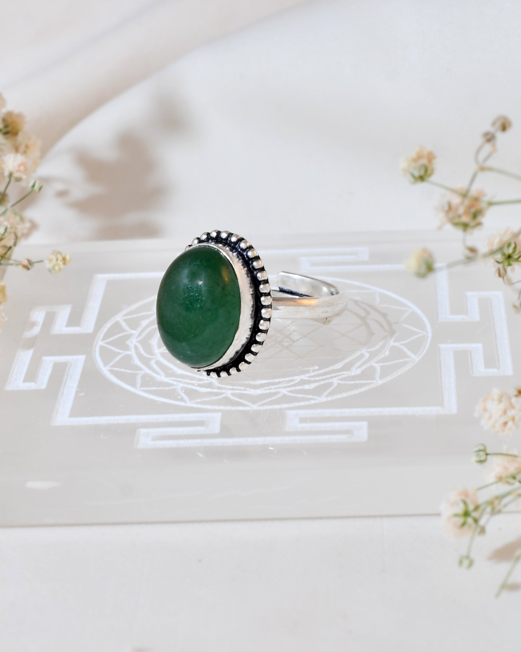 NATURAL JADE  RING