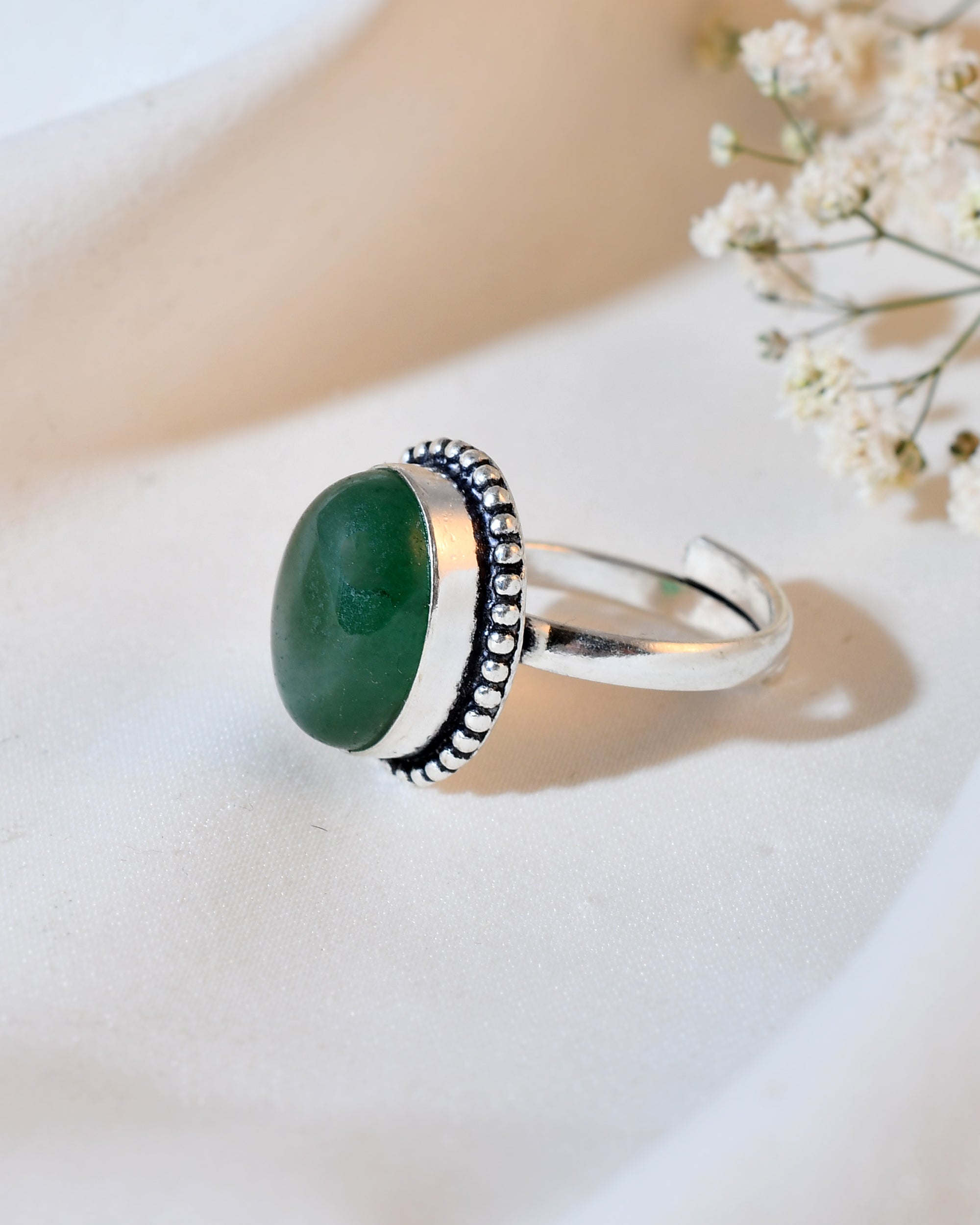 NATURAL JADE  RING