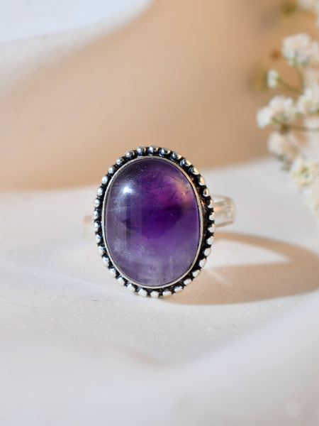 NATURAL AMETHYST RING 100% Natural Gemstone