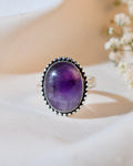 NATURAL AMETHYST RING 100% Natural Gemstone