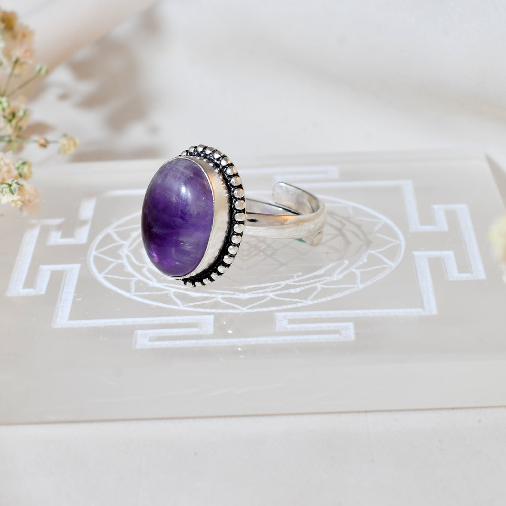 NATURAL AMETHYST RING 100% Natural Gemstone