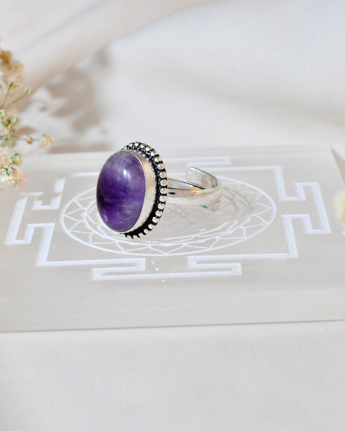 NATURAL AMETHYST RING 100% Natural Gemstone