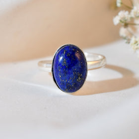 NATURAL LAPIS LAZULI  RING 100% Natural Gemstone