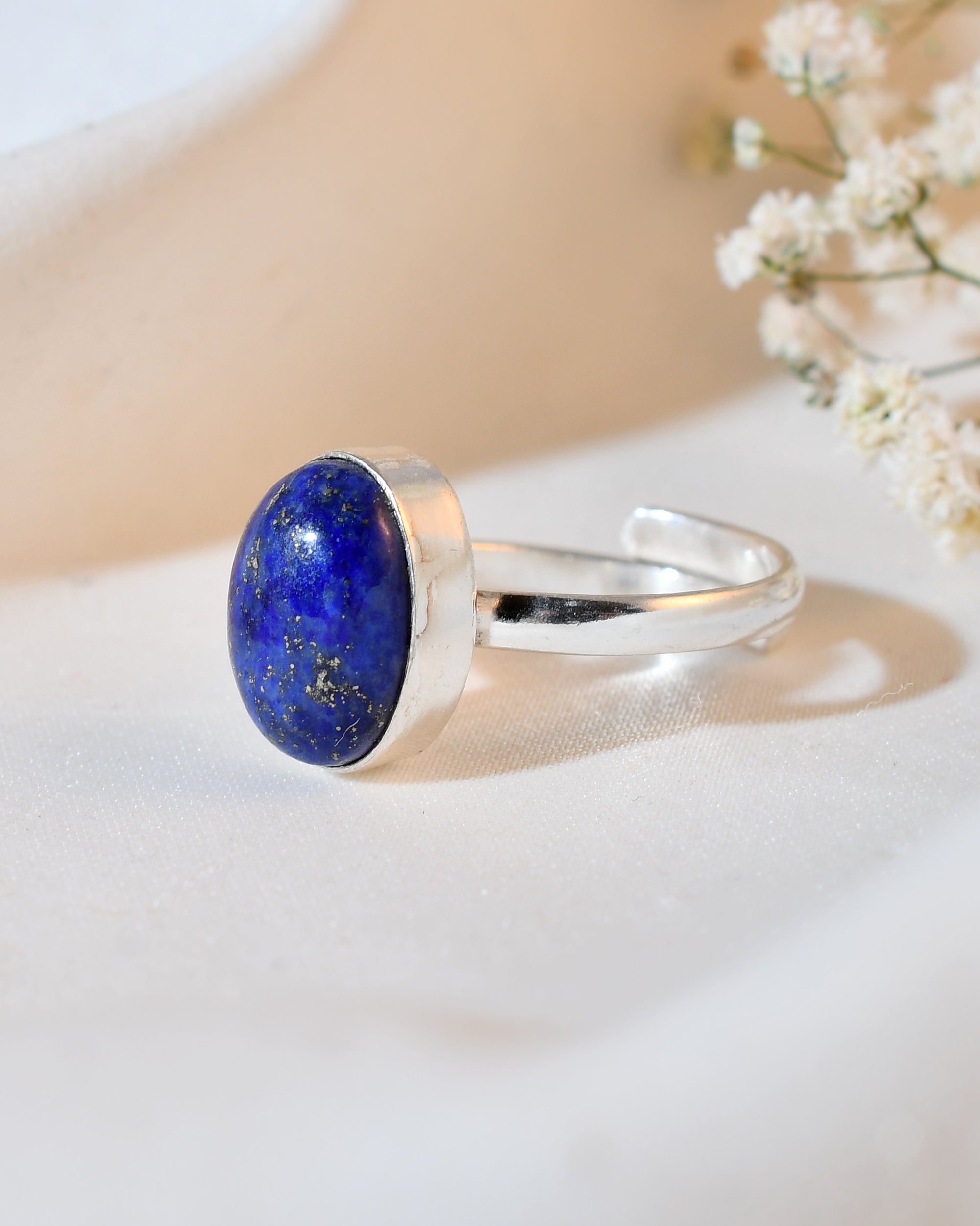 NATURAL LAPIS LAZULI  RING 100% Natural Gemstone