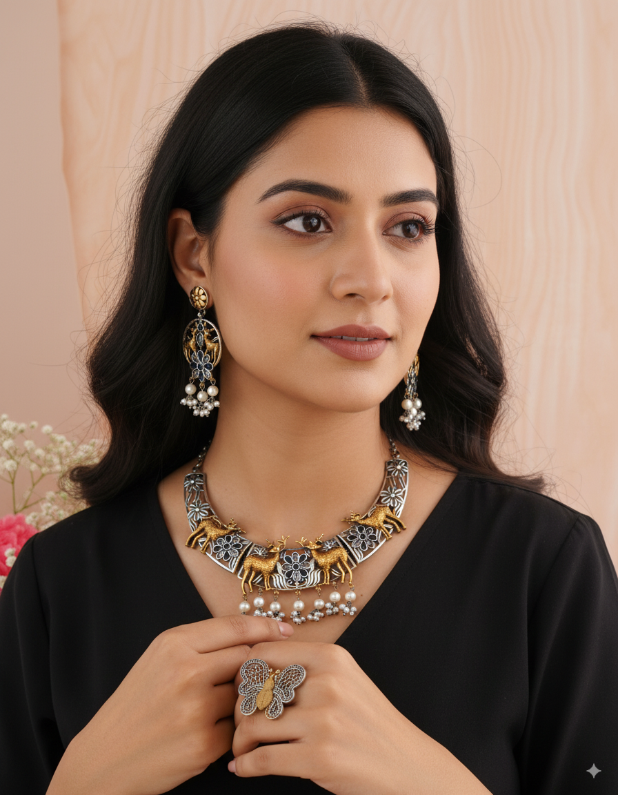 Mrigya Viraasat Dandiya Necklace Set