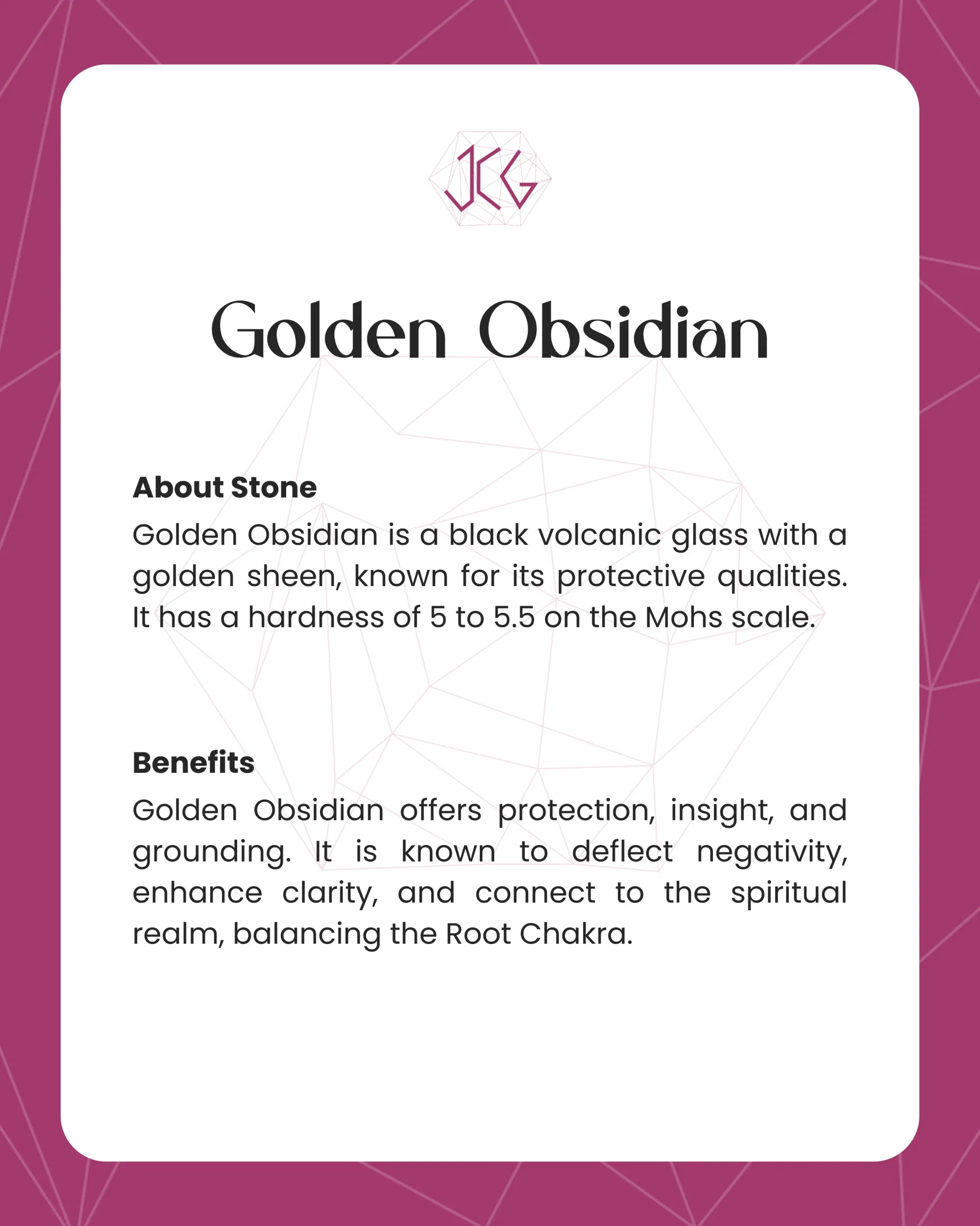 Golden Obsidian Bracelet Jaipur Crystal Gems