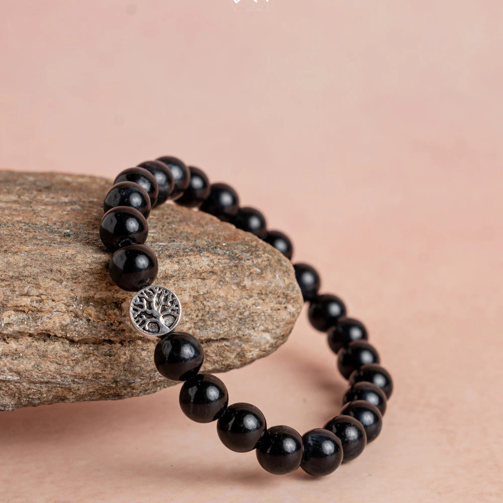 Golden Obsidian Bracelet - Jaipur Crystal Gems