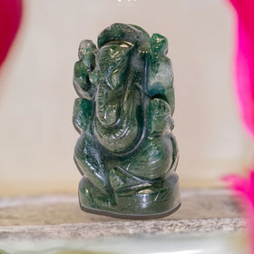 Green Jade Ganesha - Jaipur Crystal Gems