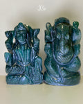 Jade Ganesha & Laxmi - Jaipur Crystal Gems