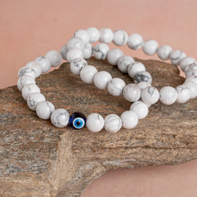 Howlite Bracelet Jaipur Crystal Gems