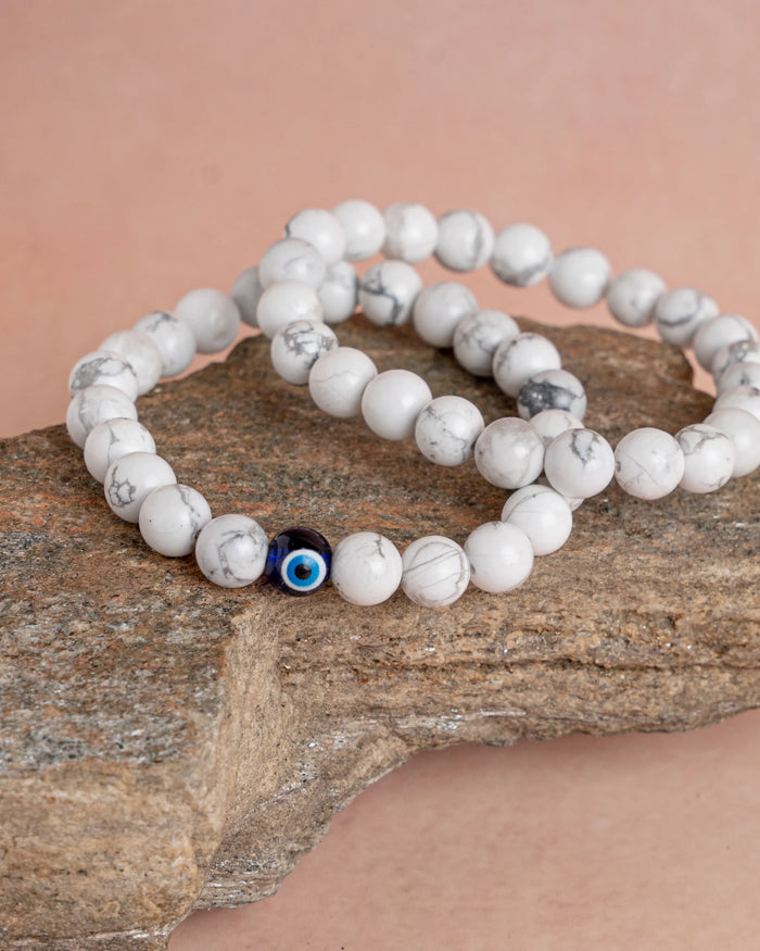 Howlite Bracelet Jaipur Crystal Gems