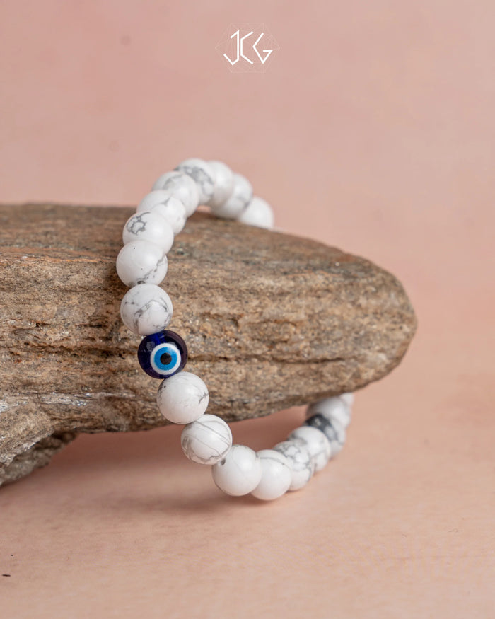 Howlite Bracelet Jaipur Crystal Gems