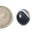 Natural Sulemani Hakik Black Agate Gemstone – 13.71 Carat (15.22 Ratti) (With Certificate)