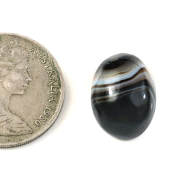 Natural Sulemani Hakik Black Agate Gemstone – 13.95 Carat (15.48 Ratti) (With Certificate)
