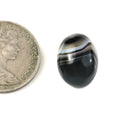 Natural Sulemani Hakik Black Agate Gemstone – 13.95 Carat (15.48 Ratti) (With Certificate)