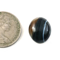 Natural Sulemani Hakik Black Agate Gemstone – 12.21 Carat (13.55 Ratti) (With Certificate)