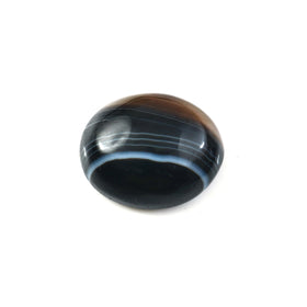 Natural Sulemani Hakik Black Agate Gemstone – 12.21 Carat (13.55 Ratti) (With Certificate)