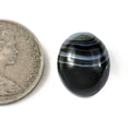 Natural Sulemani Hakik Black Agate Gemstone – 16.78 Carat (18.63 Ratti) (With Certificate)