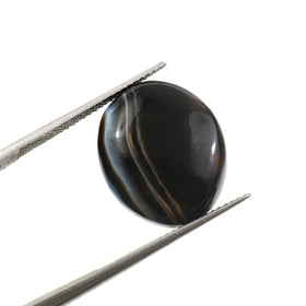 Natural Sulemani Hakik Black Agate Gemstone – 13.10 Carat (14.54 Ratti) (With Certificate)