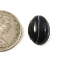 Natural Sulemani Hakik Black Agate Gemstone – 10.77 Carat (11.95 Ratti) (With Certificate)
