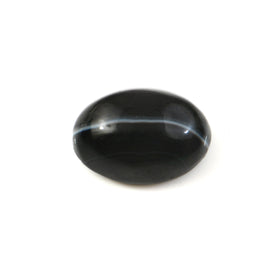 Natural Sulemani Hakik Black Agate Gemstone – 10.77 Carat (11.95 Ratti) (With Certificate)