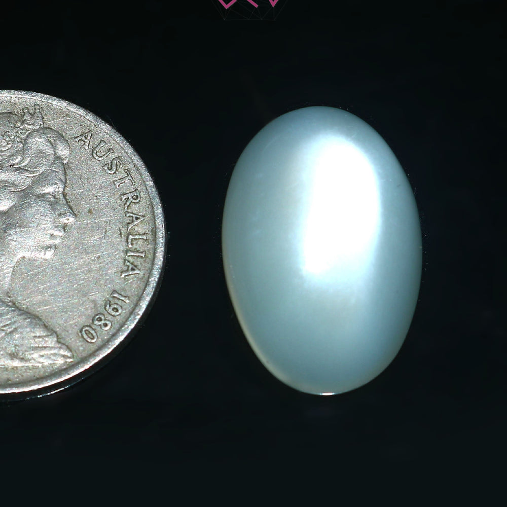 Natural Moonstone Gemstone 17.33 Carat / 19.24 Ratti (With Certificate)
