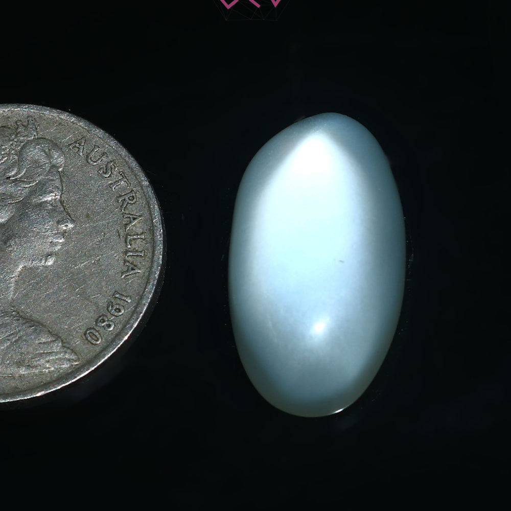 Natural Moonstone Gemstone 14.53 Carat / 16.13 Ratti (With Certificate)