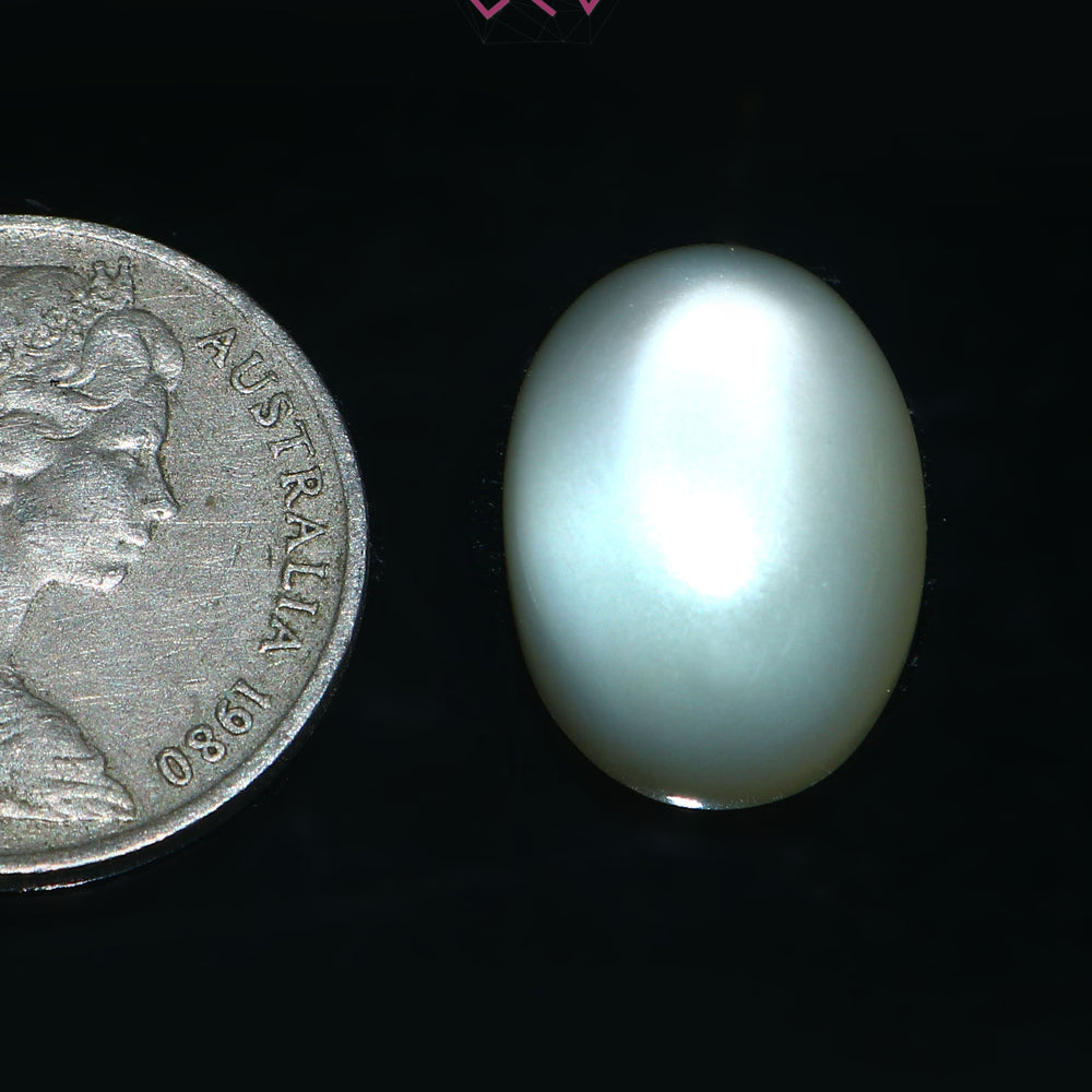 Natural Moonstone Gemstone 15.86 Carat / 17.60 Ratti (With Certificate)