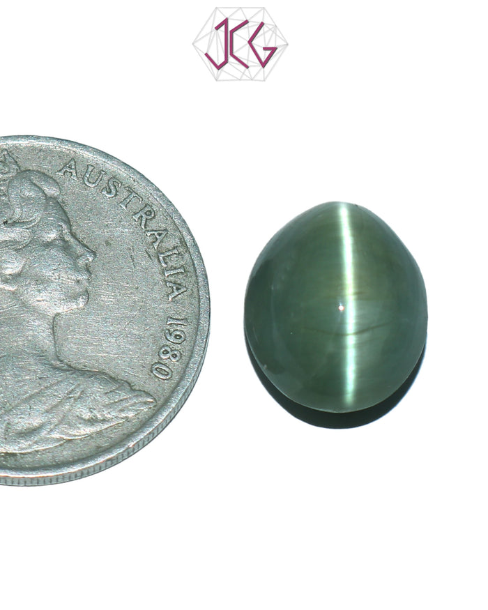 Natural Cat's Eye Lehsuniya Gemstone 10.09 Carat / 11.20 Ratti (With Certificate)