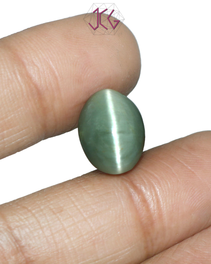 Natural Cat's Eye Lehsuniya Gemstone 9.30 Carat / 10.32 Ratti (With Certificate)