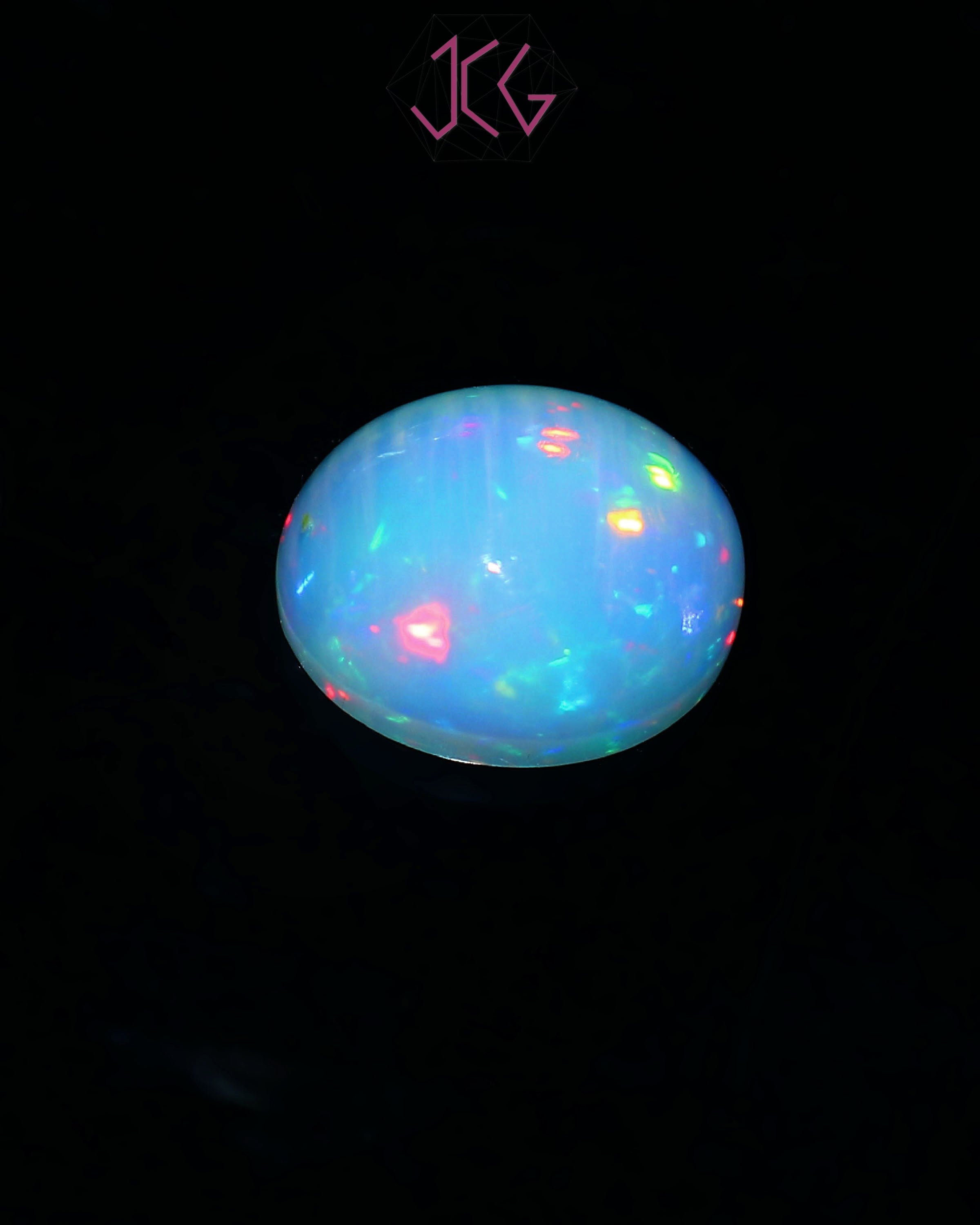Natural Ethiopian Opal Stone 3.30 Carat / 3.63 Ratti (With Certificate)