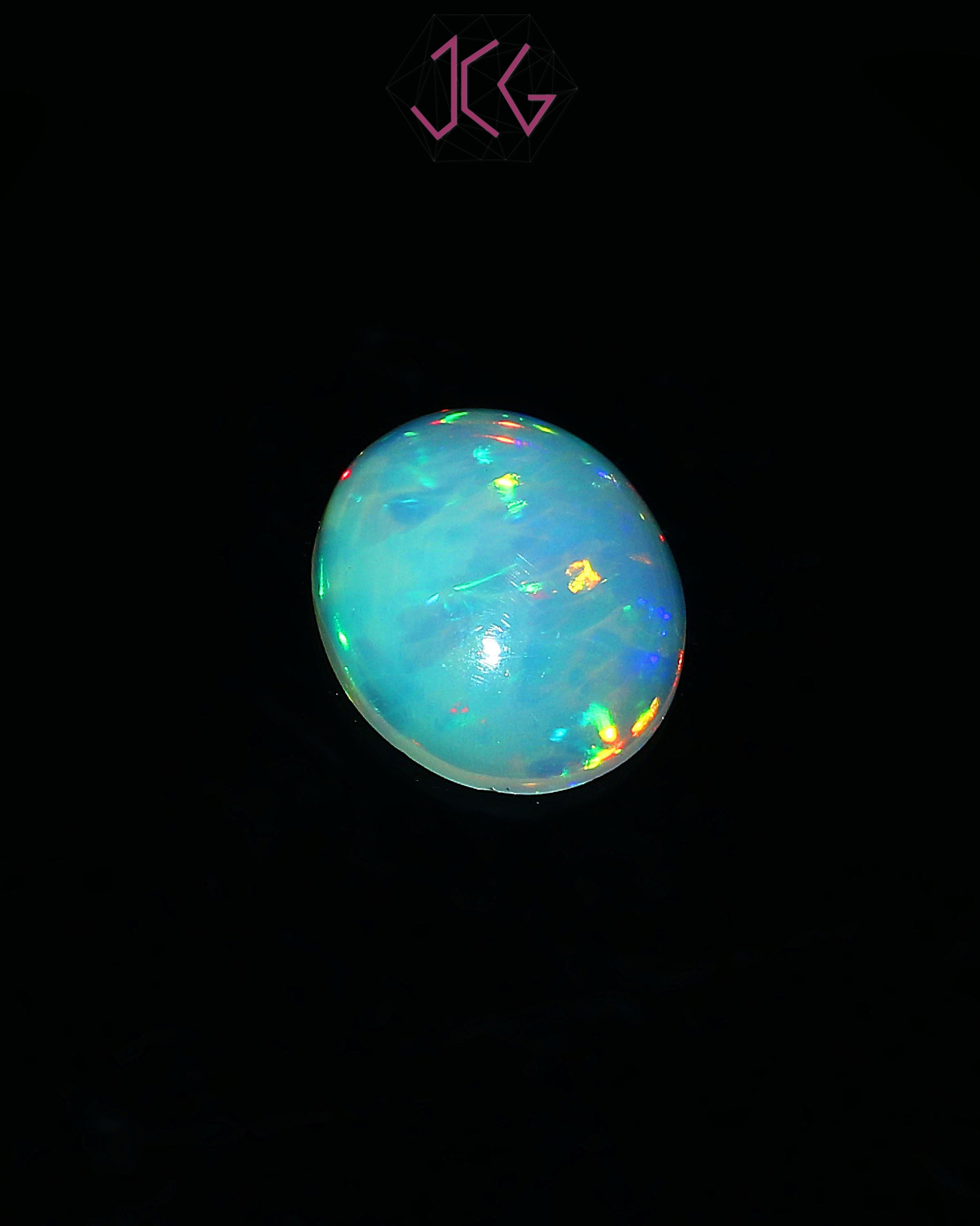 Natural Ethiopian Opal Stone 2.05 Carat / 2.25 Ratti (With Certificate)