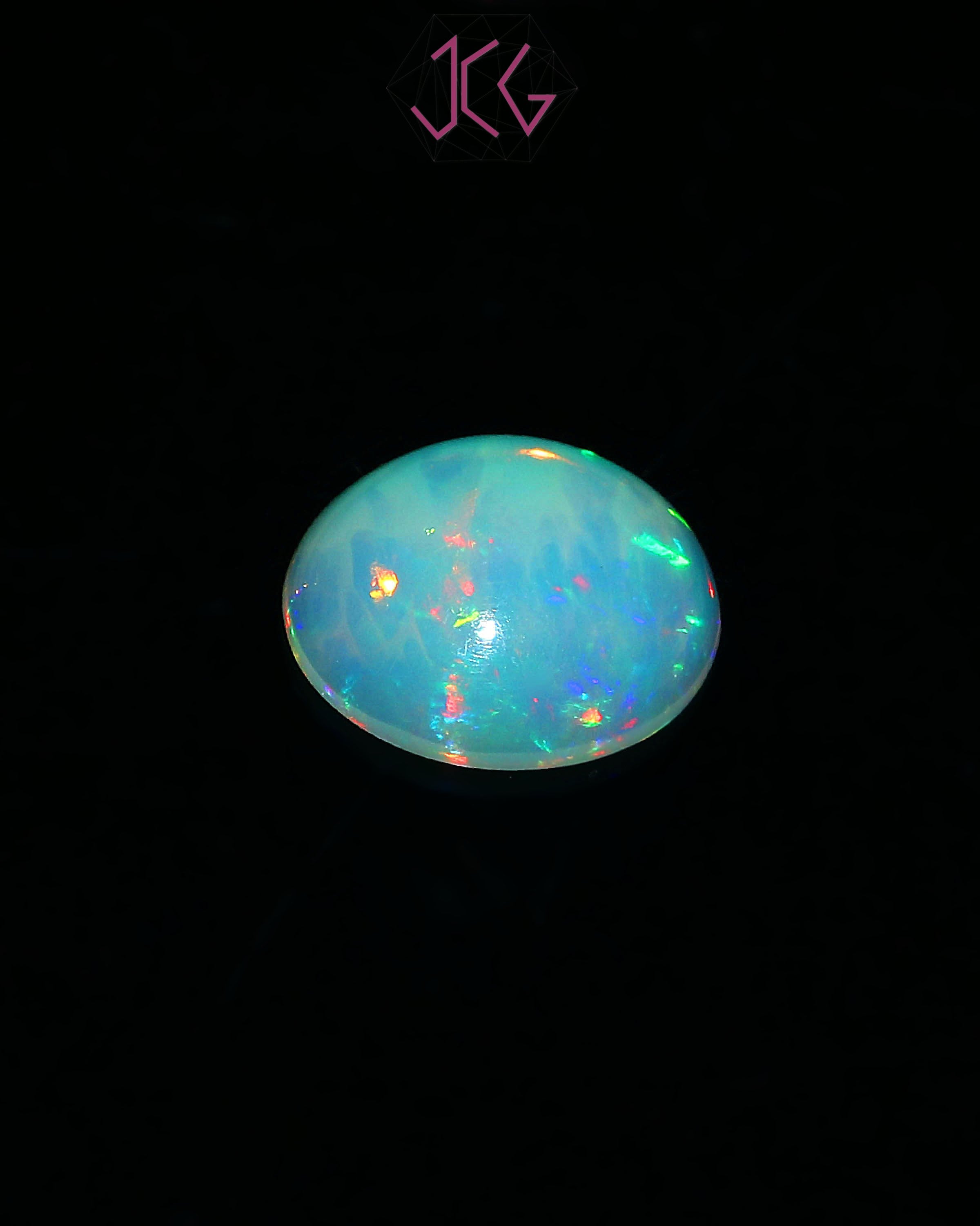 Natural Ethiopian Opal Stone 2.05 Carat / 2.25 Ratti (With Certificate)