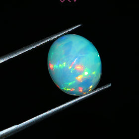 Natural Ethiopian Opal Stone 2.05 Carat / 2.25 Ratti (With Certificate)
