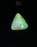 Natural Ethiopian Opal Triangle Shape Stone 4.20 Carat / 4.60 Ratti (With Certificate)