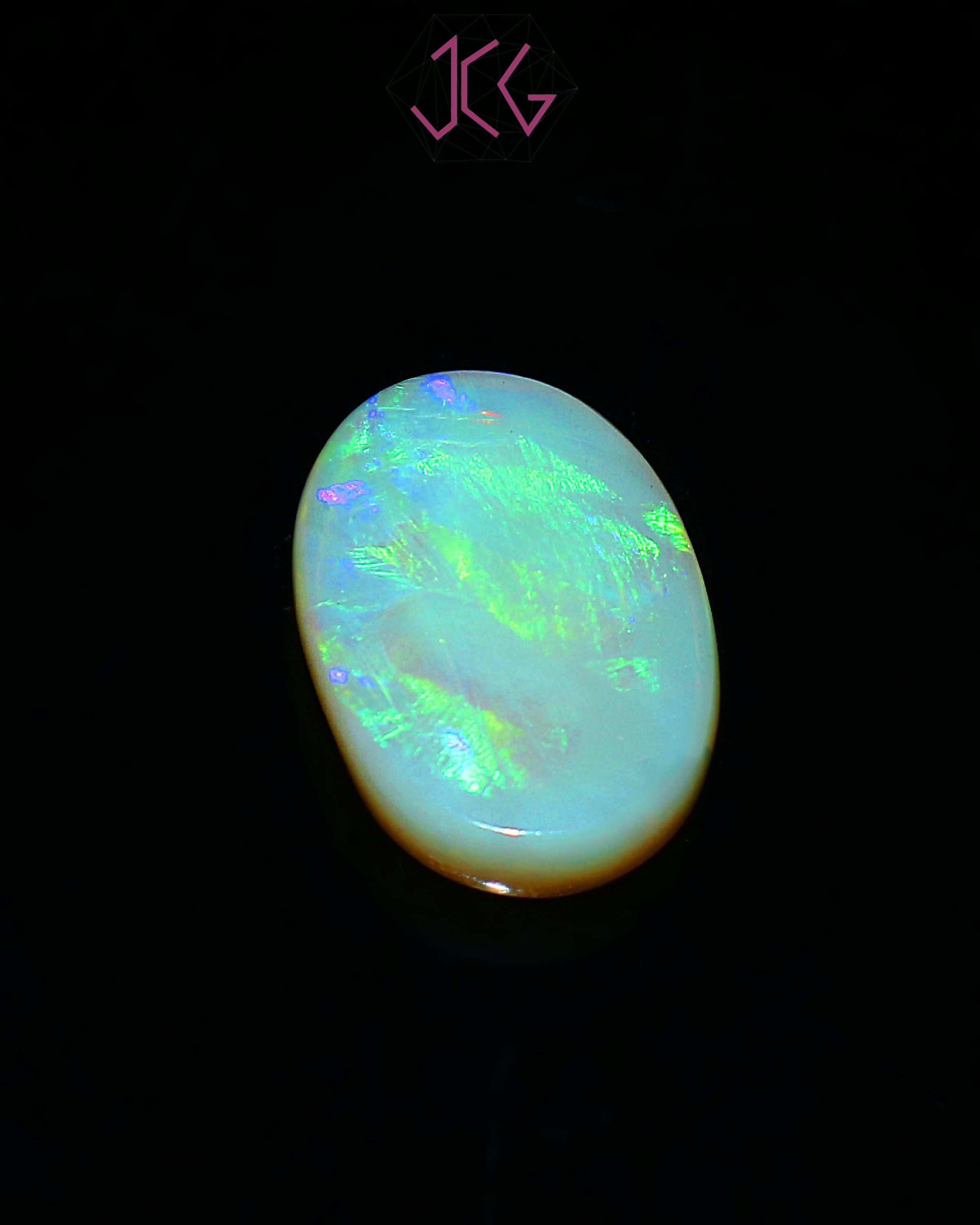 Natural Australian Fire Opal Stone 7.30 Carat / 8.00 Ratti (With Certificate)
